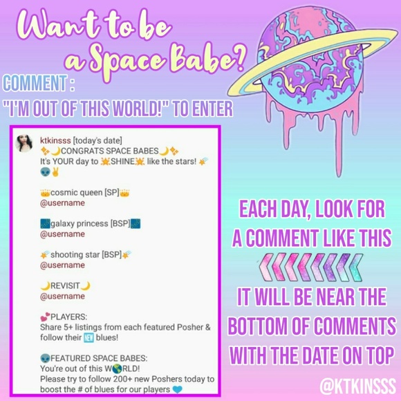 ⭐Unlike & like new Space Babes listing please!👽✌ - Picture 3 of 7
